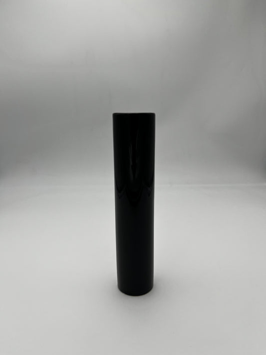 Soliflore Céramique Sicart Noir, Italie, 70s
