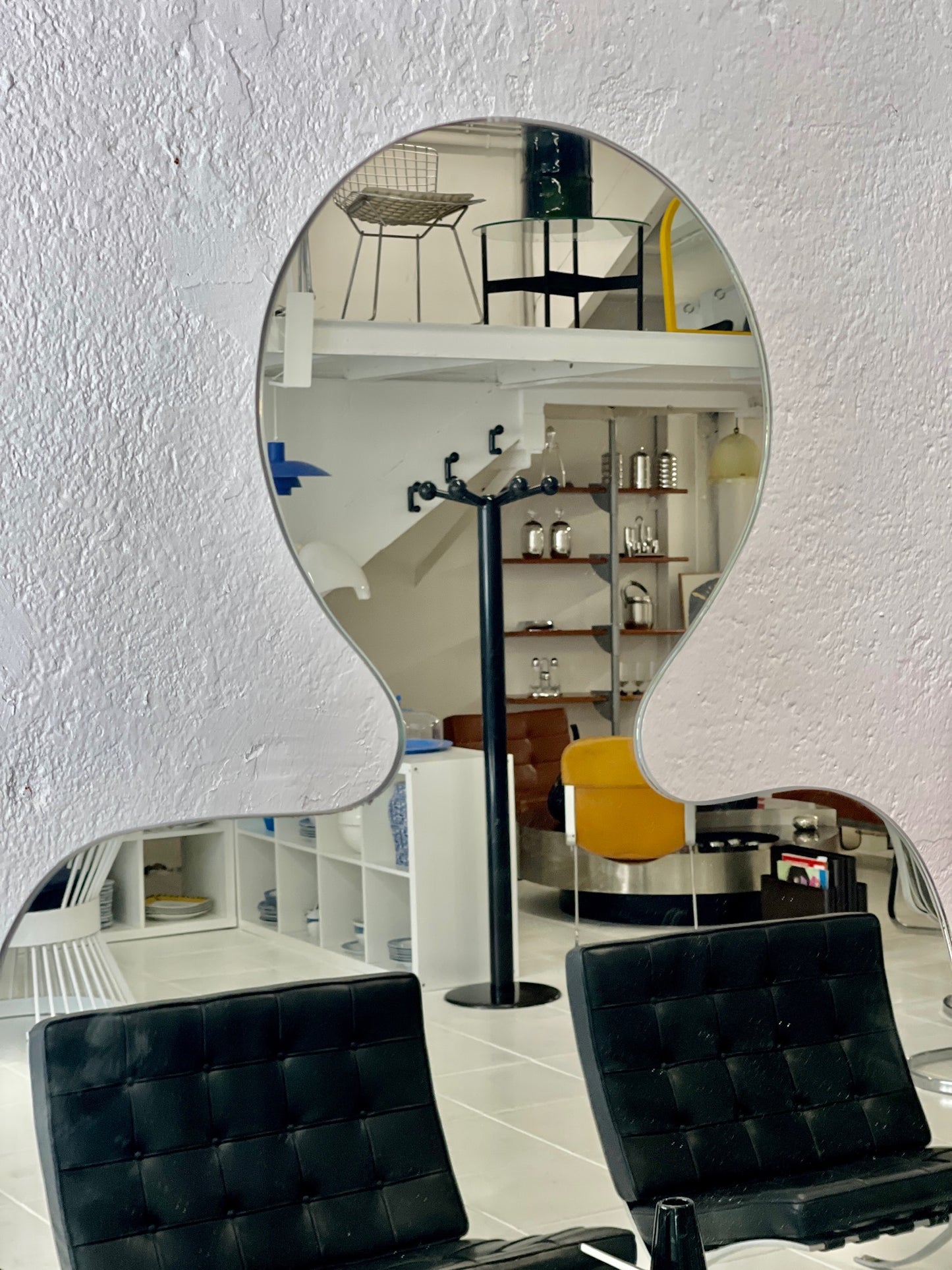 Miroir Narcisse, Pierre Cardin, Acerbis, Italie, 70s