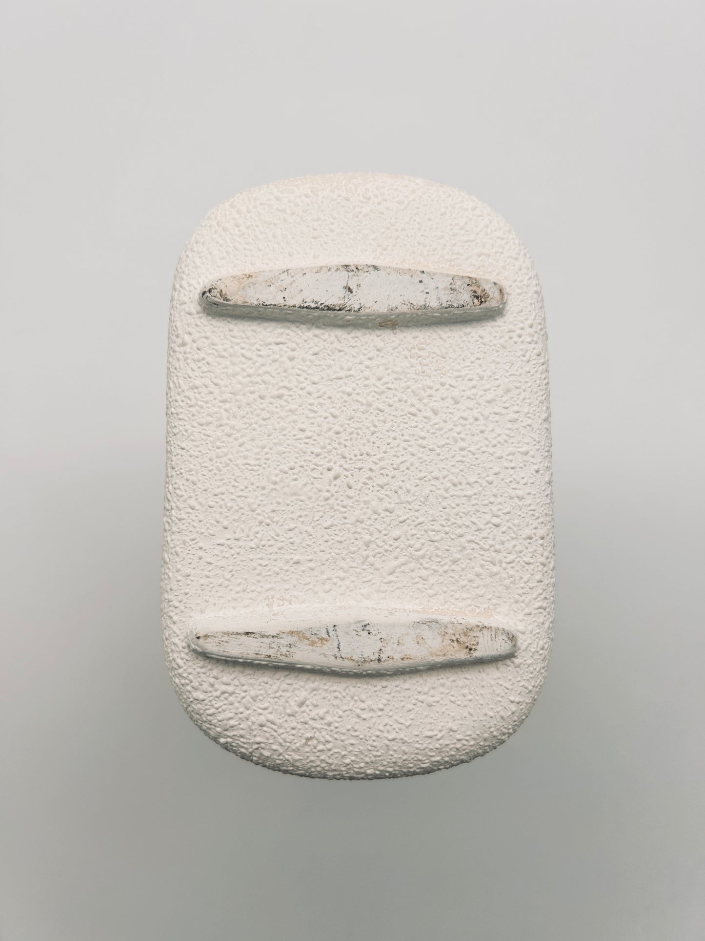 Vase blanc en céramique, Roberto Rigon, Betoncello, 60s