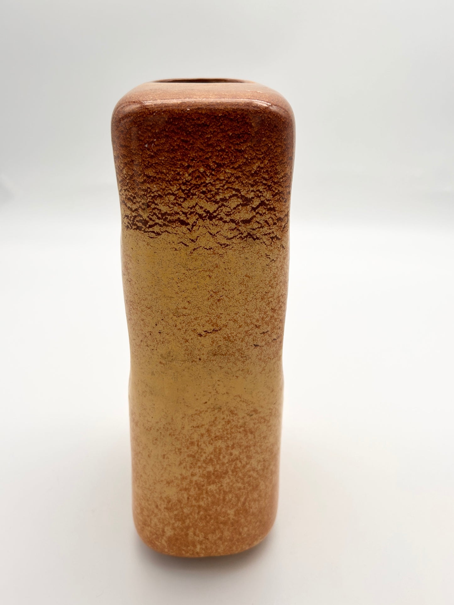 Vase en céramique émaillée brun, Roberto Rigon, Bertoncello, 70s