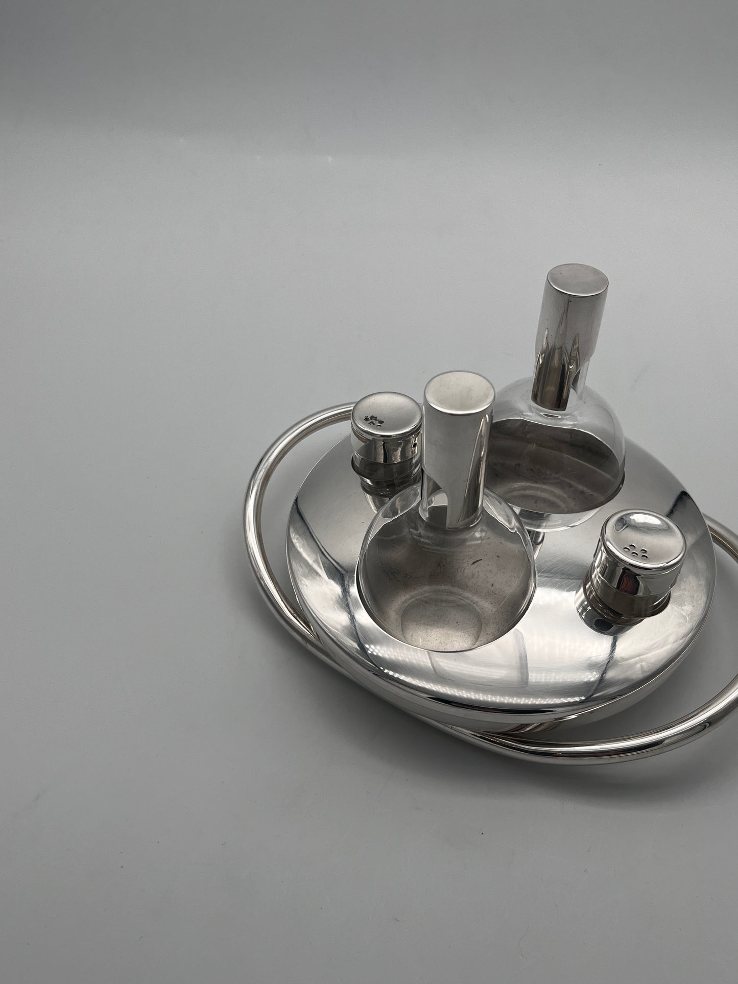 Plateau à condiments, Pragma, Lino Sabattini, Christofle, 70s