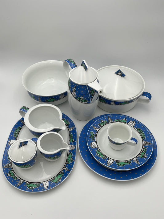 Service "Avenue" Rosenthal Studio-linie, Frog design, Allemagne, 80s