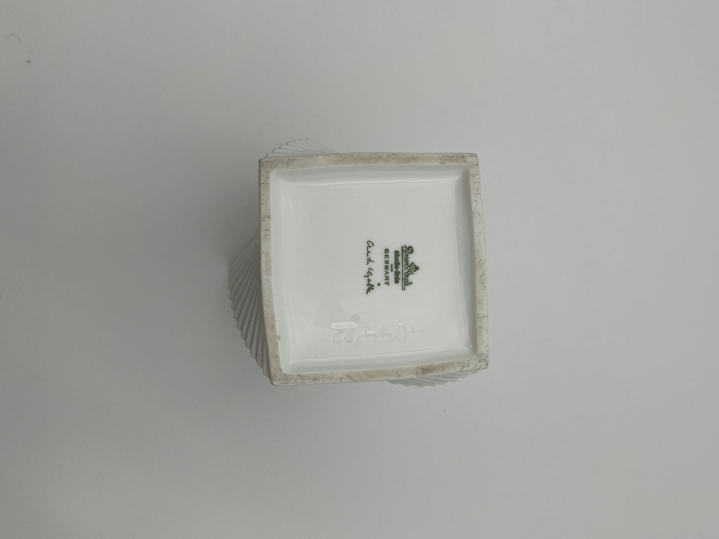 Vase moderniste Rosenthal Studio-linie, Christa Hausler, Allemagne, 80s
