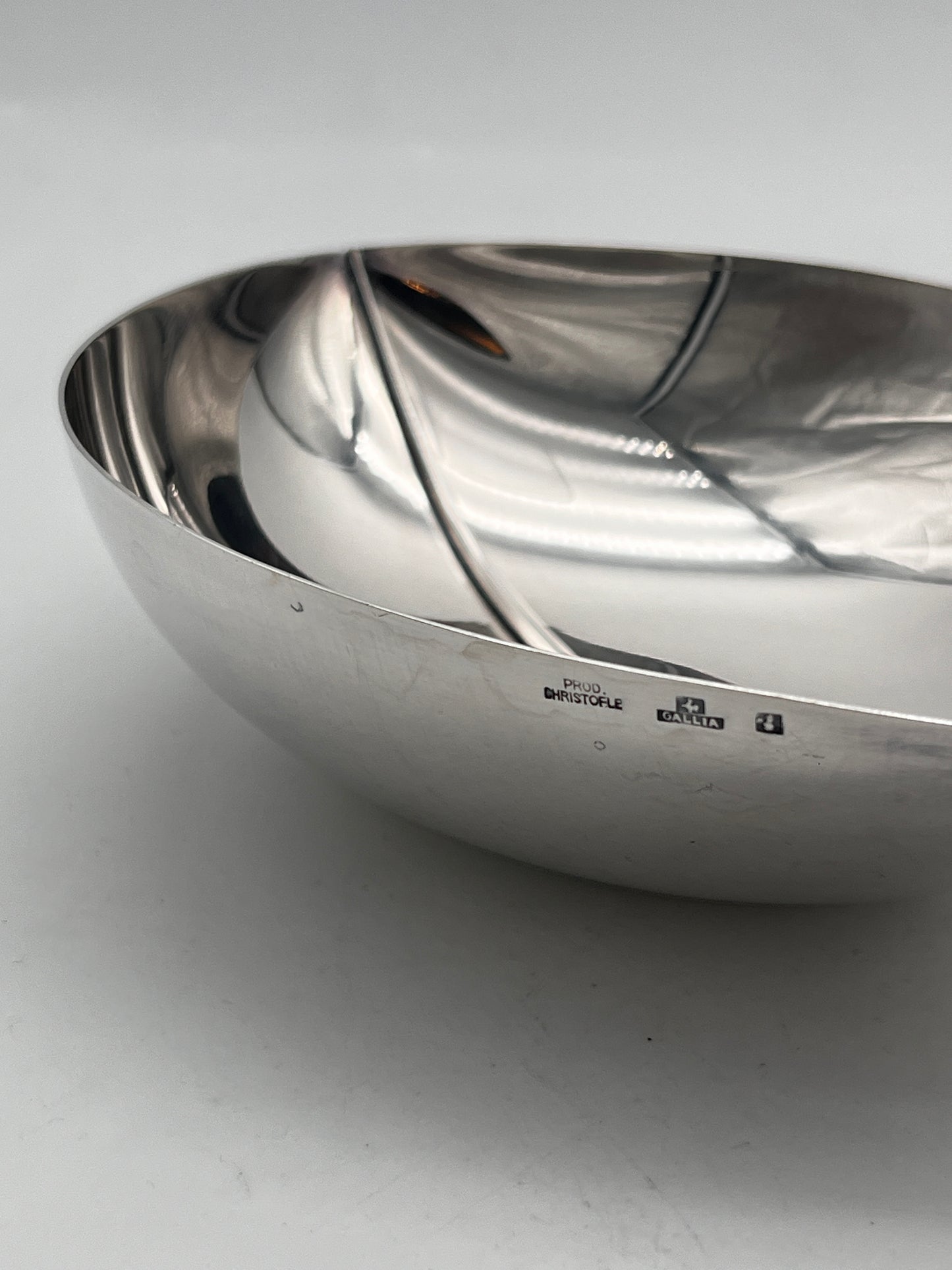 Coupes Feuille ligne Gallia, Lino Sabattini, Christofle, 70s