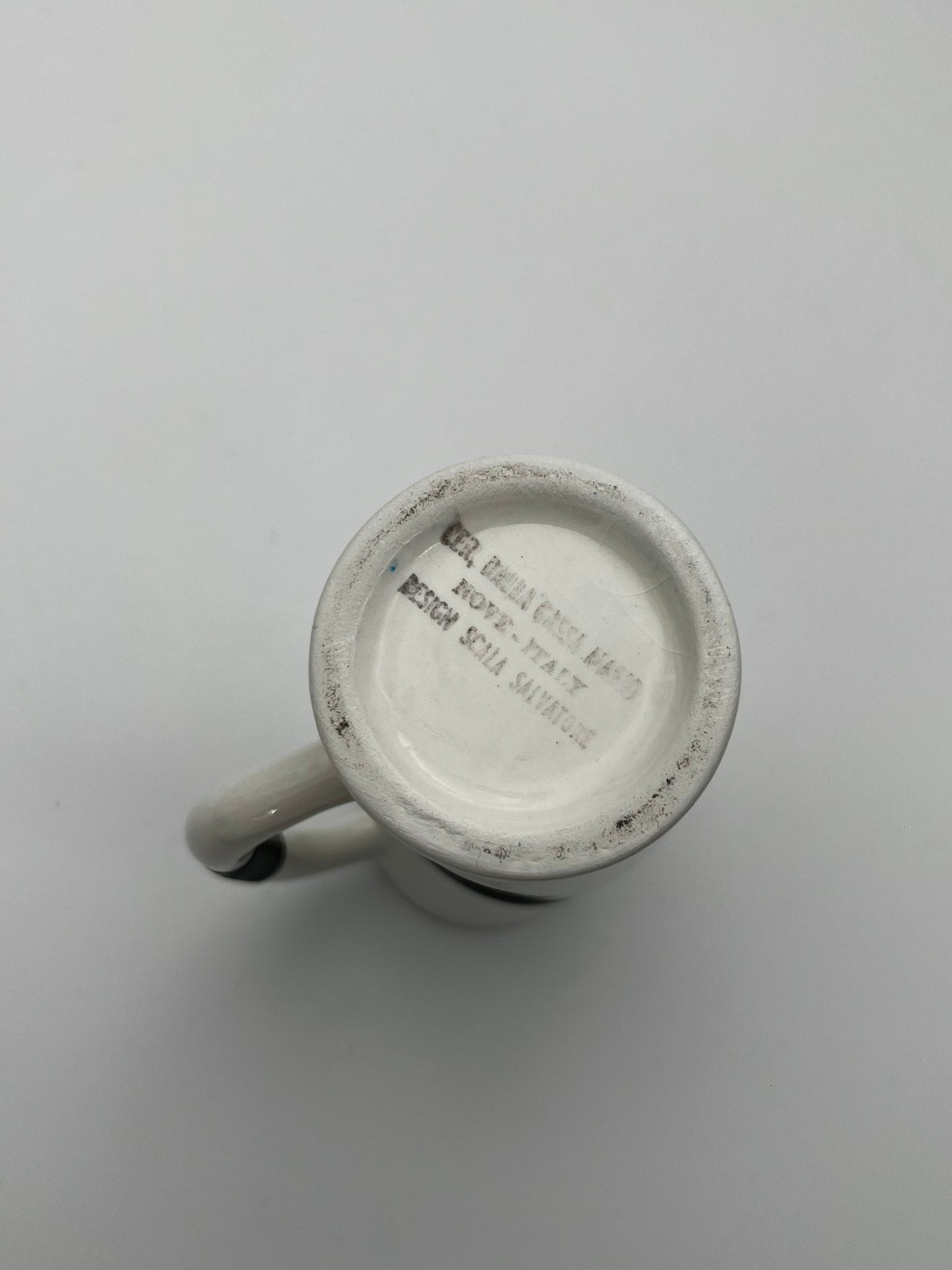 Set à Café Blanc et Noir Dalla Gassa Marco, 1980, Italie