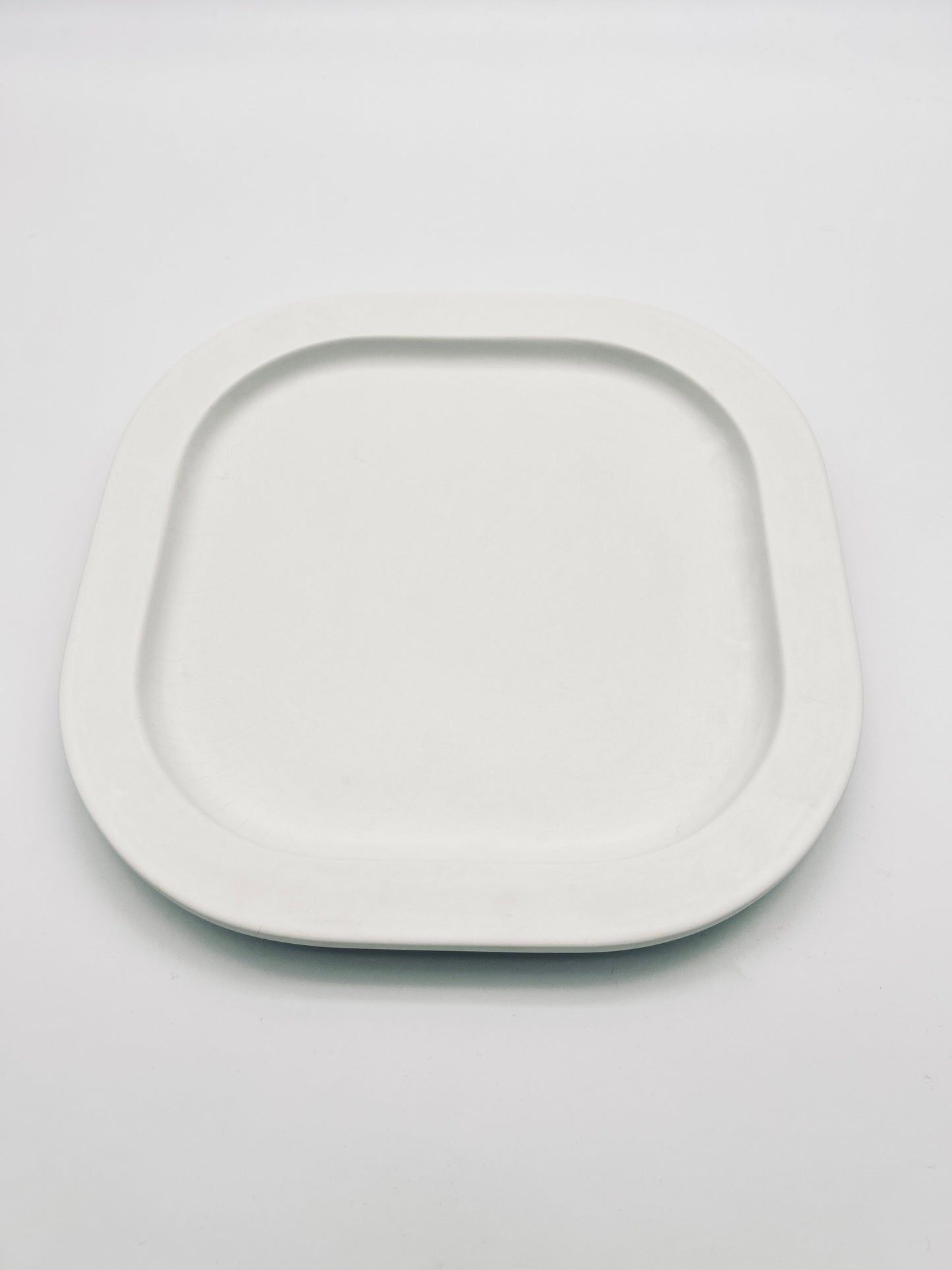 Plat de présentation Square, Makio Hasuike,Arnolfo di Cambio, Ceramiche Ravelli, 70s