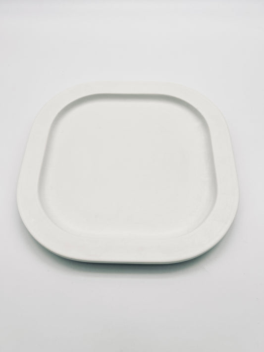 Plat de présentation Square, Makio Hasuike,Arnolfo di Cambio, Ceramiche Ravelli, 70s