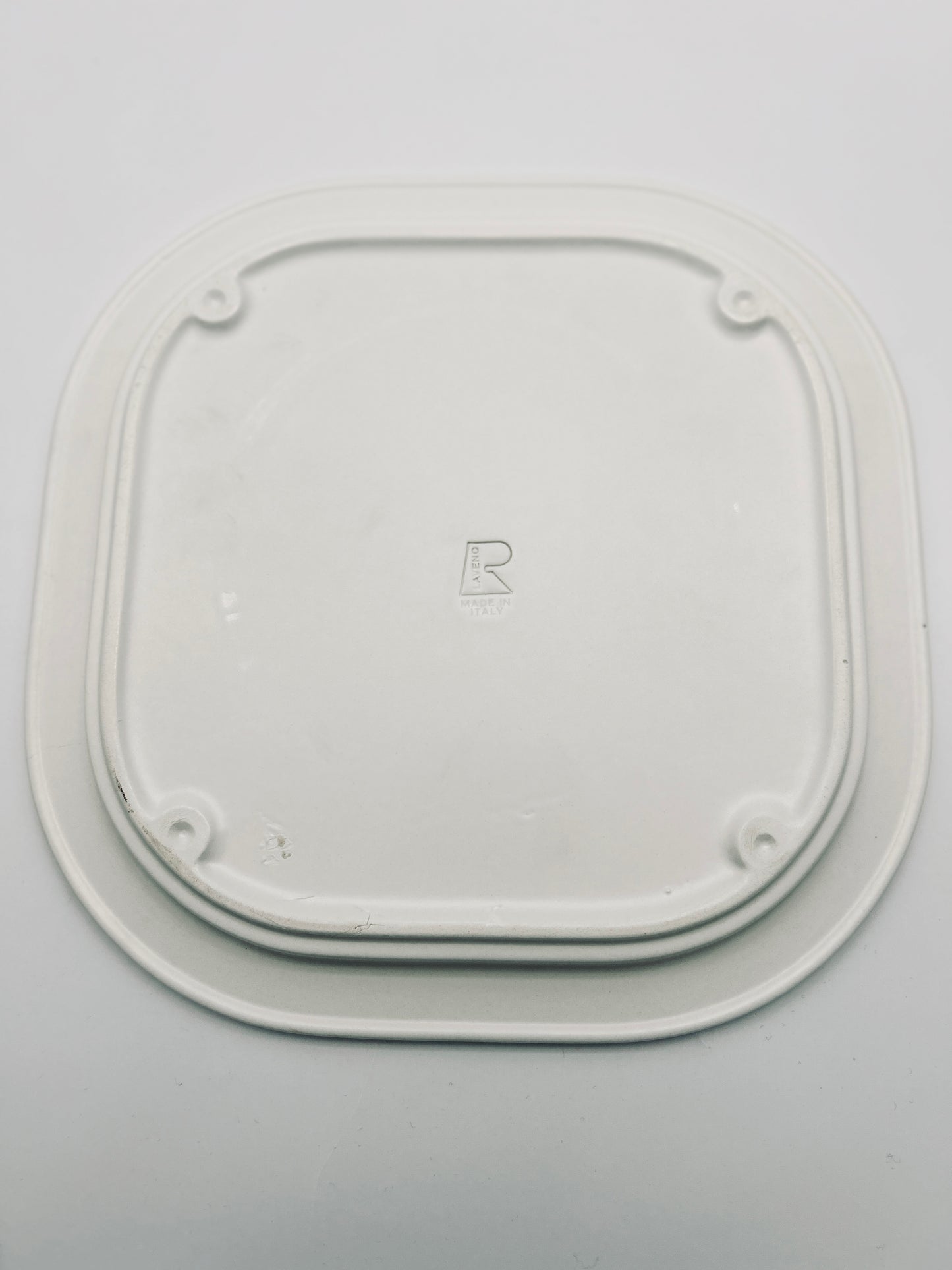 Plat de présentation Square, Makio Hasuike,Arnolfo di Cambio, Ceramiche Ravelli, 70s