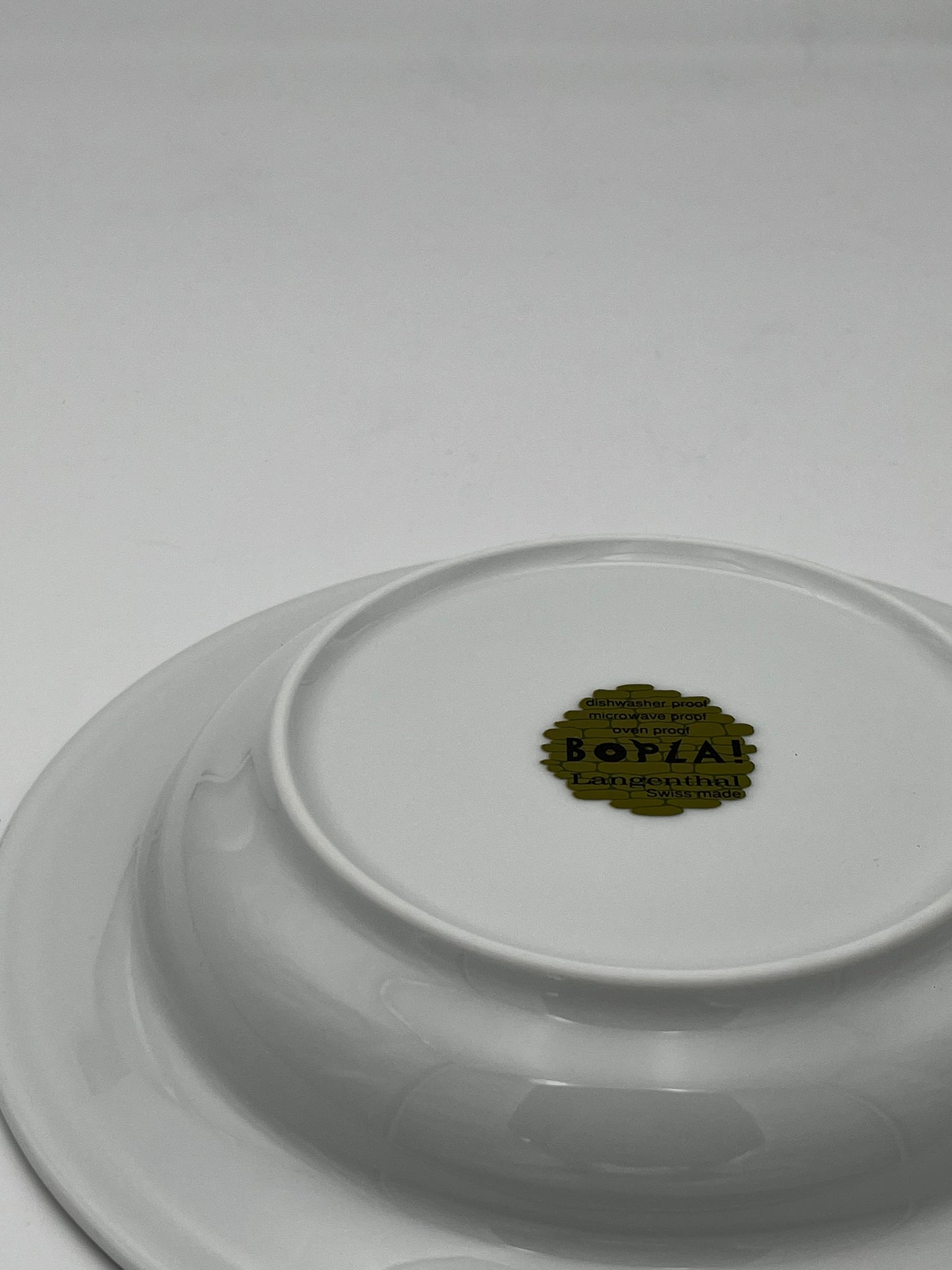 Assiettes creuses/à pâtes BOPLA!, 1990s, Suisse