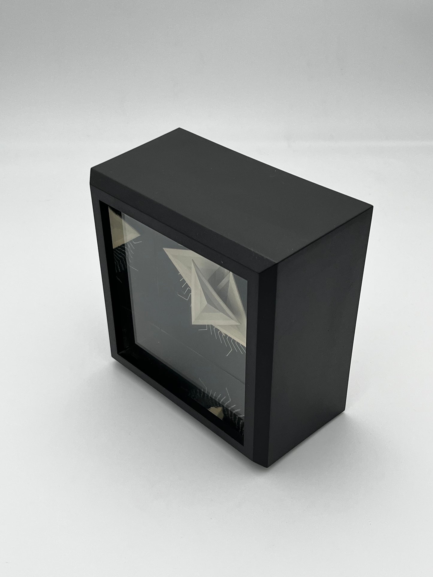 Horloge de bureau postmoderne Clever Clocks, Douglas Chalk, 1987
