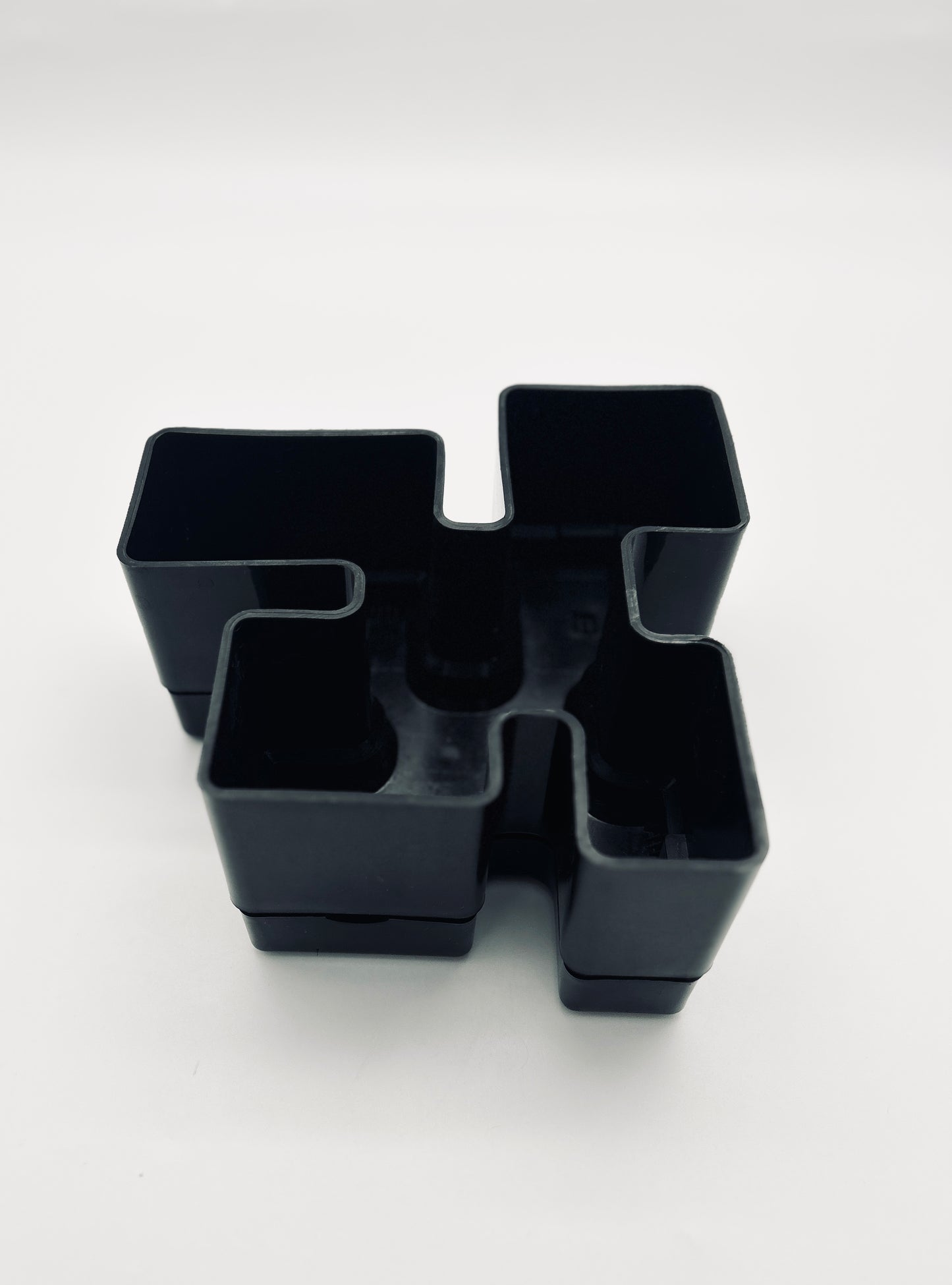 Jardinière noire Michael McCann, Vastill,70s