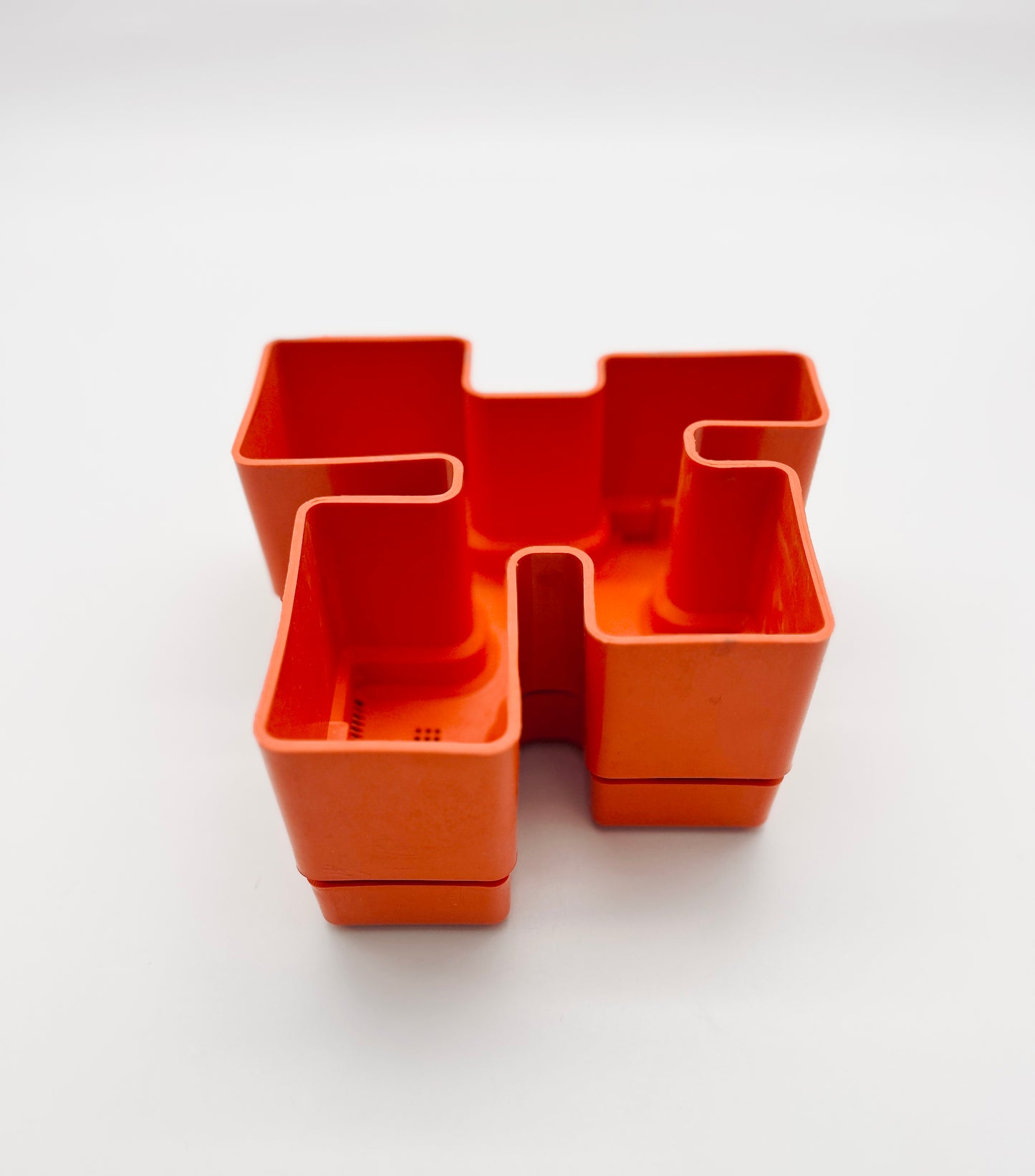 Jardinière orange Michael McCann, Vastill, 70s