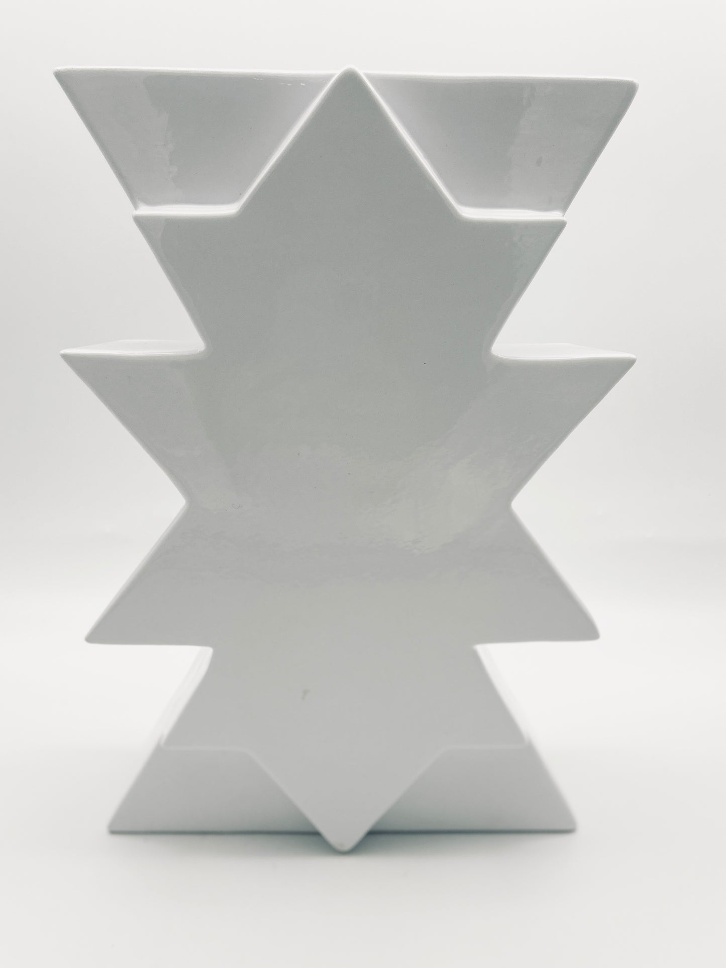 Vase blanc Ilios, Florio Paccagnella, 90s