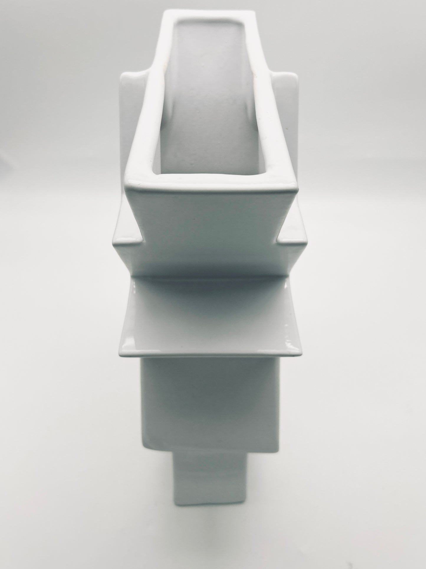 Vase blanc Ilios, Florio Paccagnella, 90s
