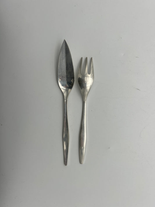 Couverts à poisson, Duo, Tapio Wirkkala, Christofle