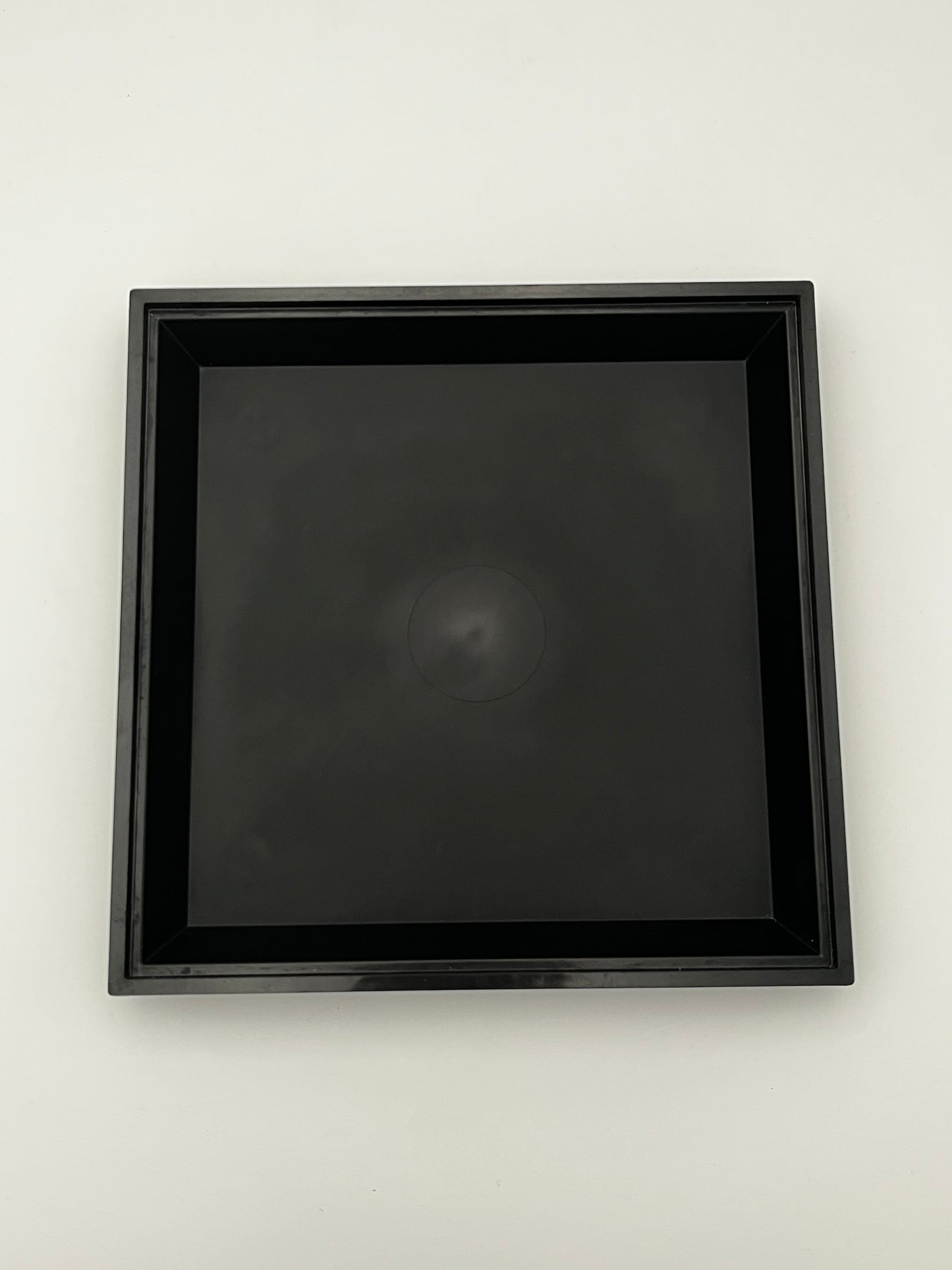 Cendrier 'Segmenti' Kartell noir,M de Lucchi et Takaishi, Italie, 1989