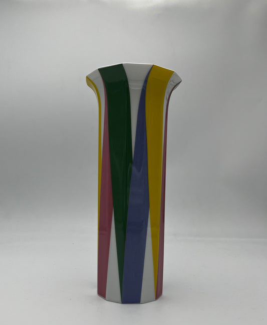 Vase Polygone Multicolore Rosenthal Tapio Wirkkala Studio-linie Allemagne