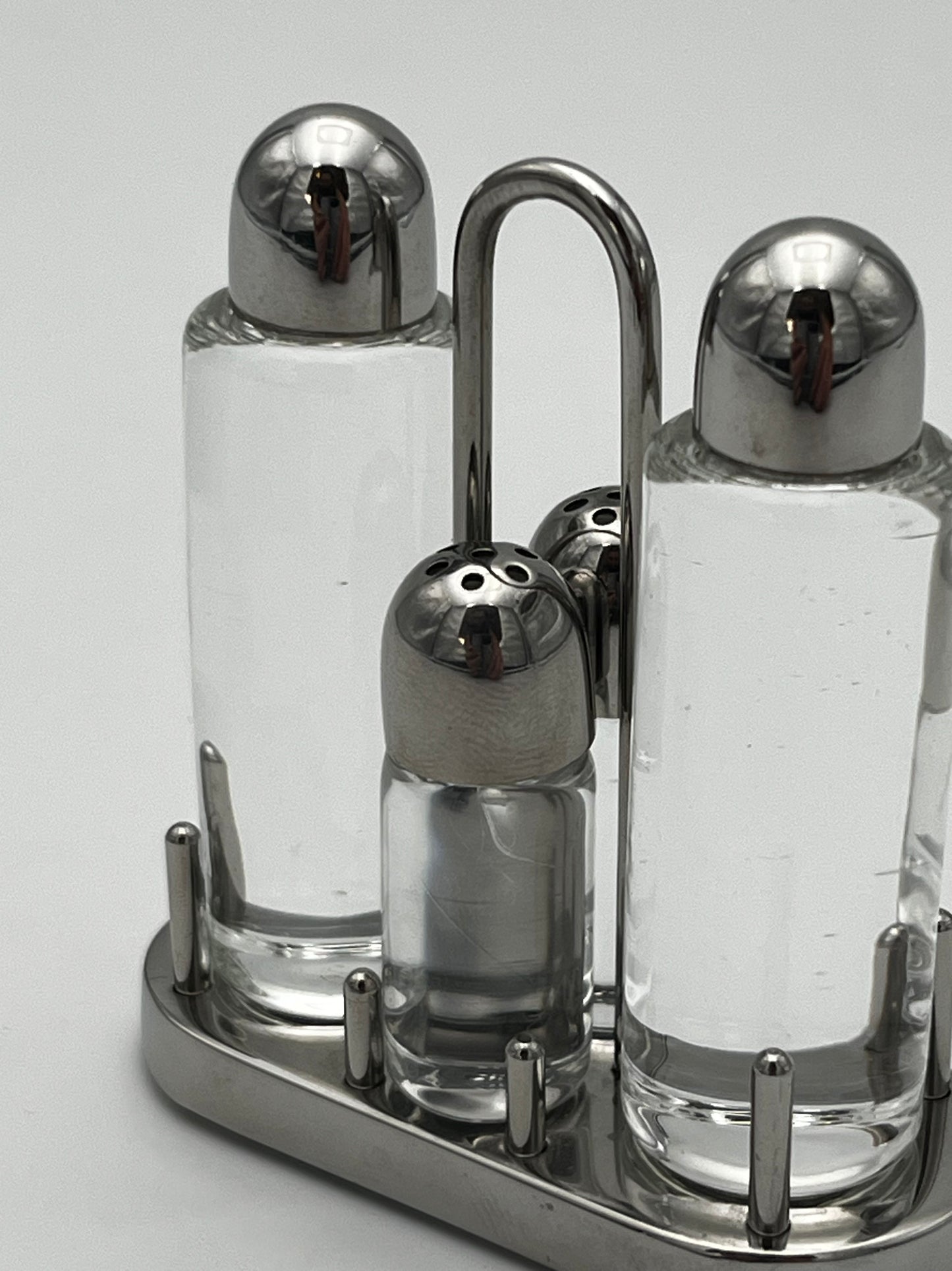 Set à condiments miniature, Ettore Sotsass, Alessi '5070 M', 1978