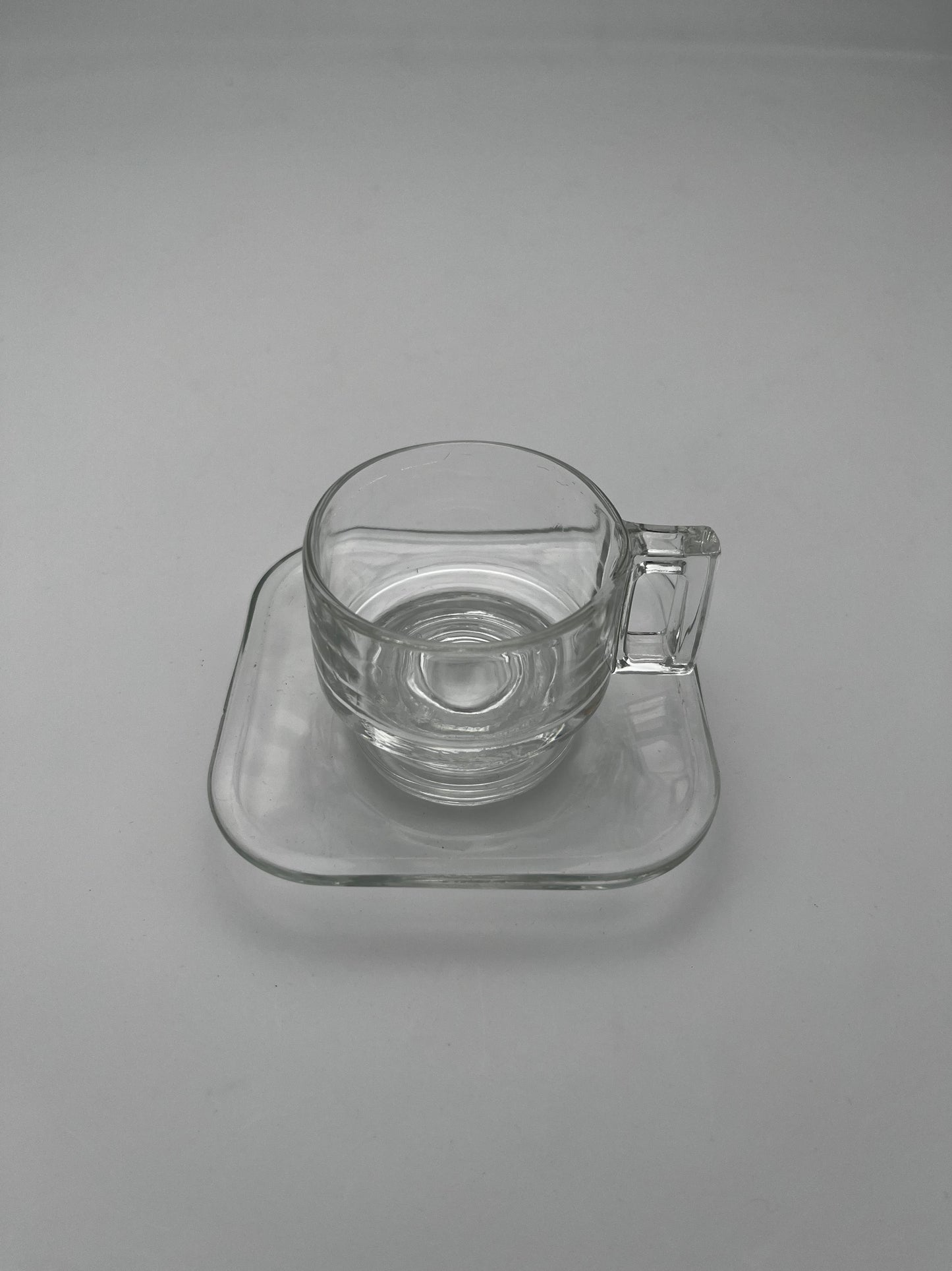 Tasses à Café en verre, Joe Colombo, Arno Italora, Italie 60s
