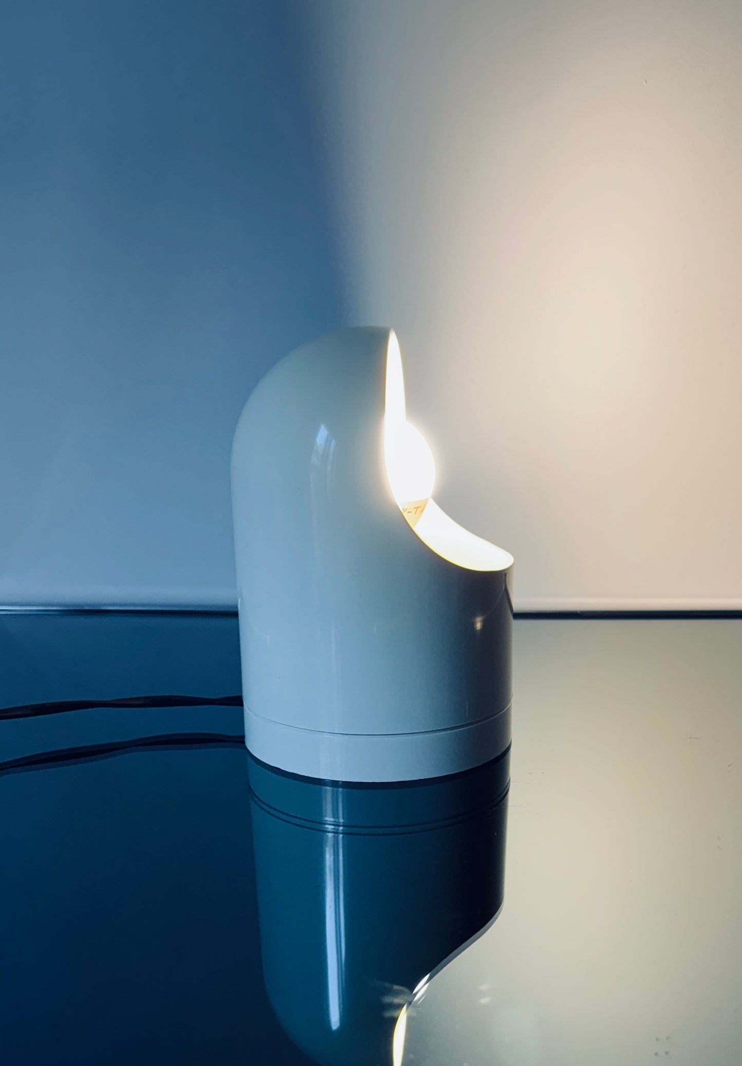 Lampe à poser space age, Makio Hasuike, Gedy, Italie, 70s