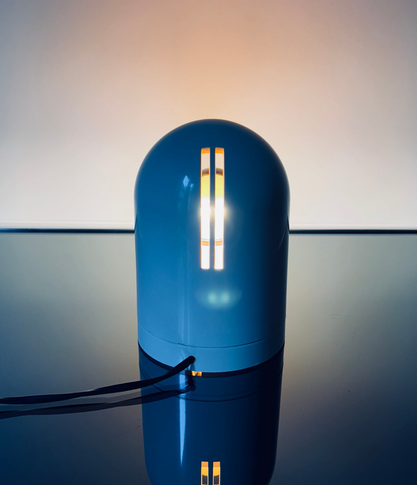 Lampe à poser space age, Makio Hasuike, Gedy, Italie, 70s