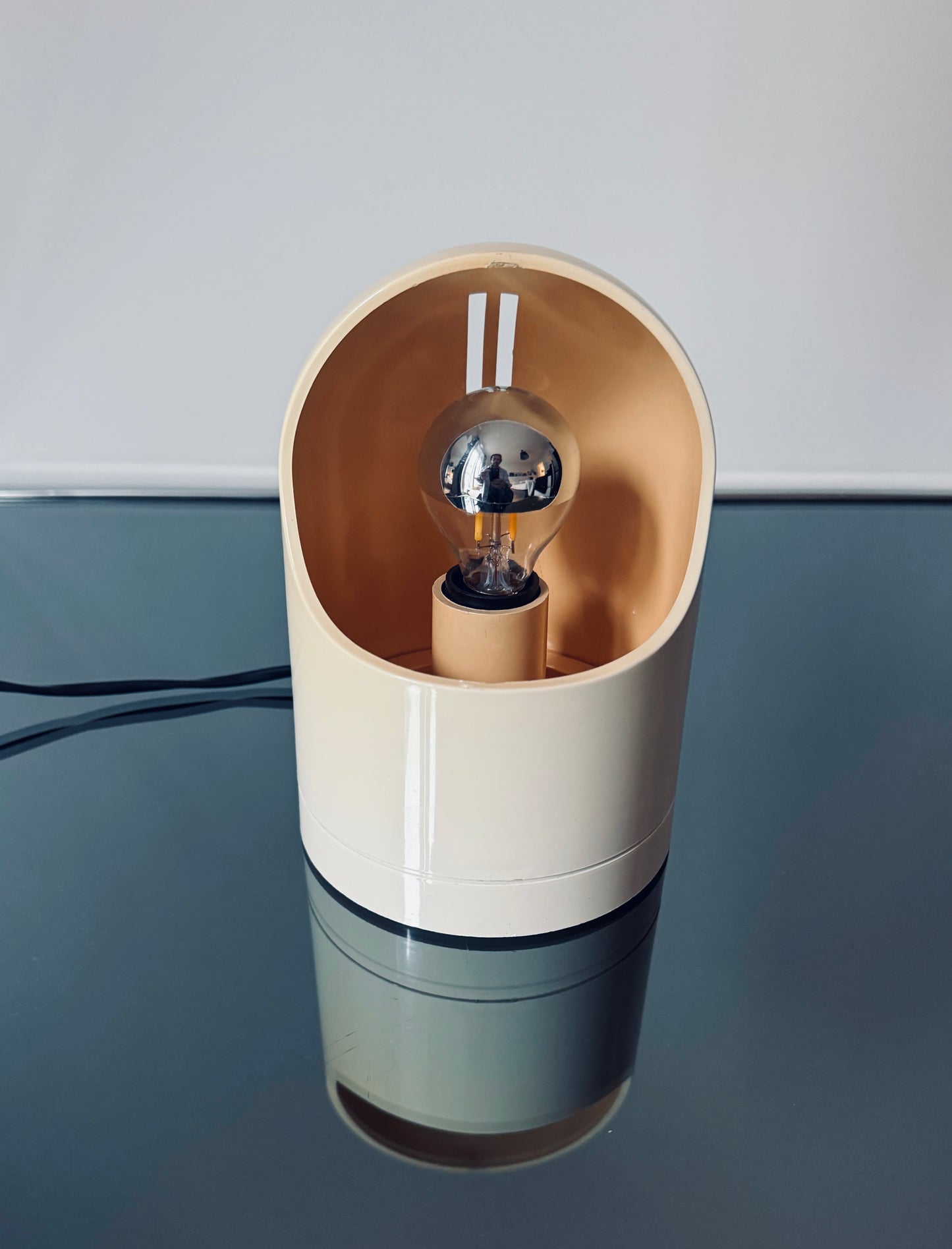 Lampe à poser space age, Makio Hasuike, Gedy, Italie, 70s
