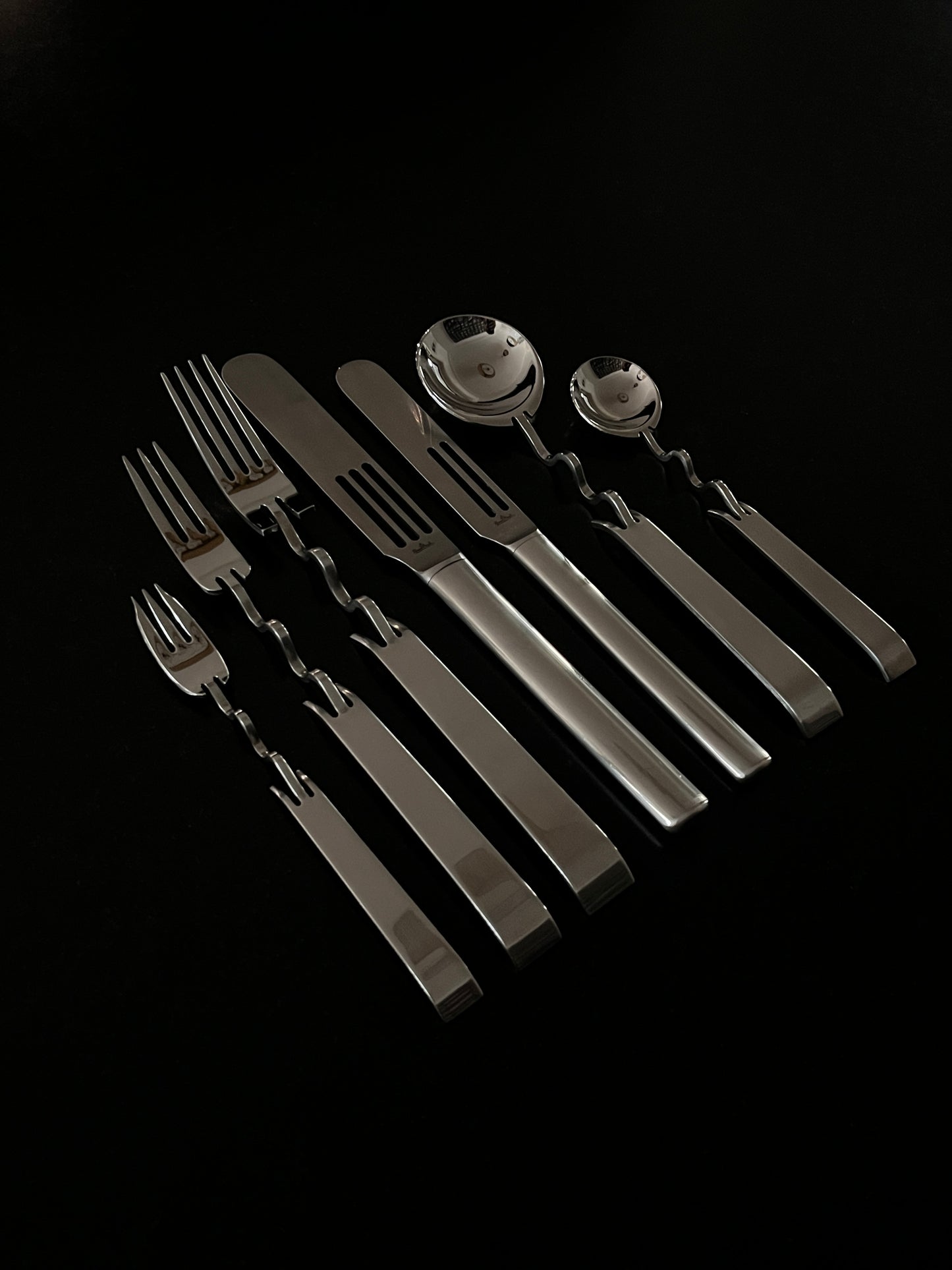 Couverts "Scupltura", Lino Sabattini, Rosenthal, 80s