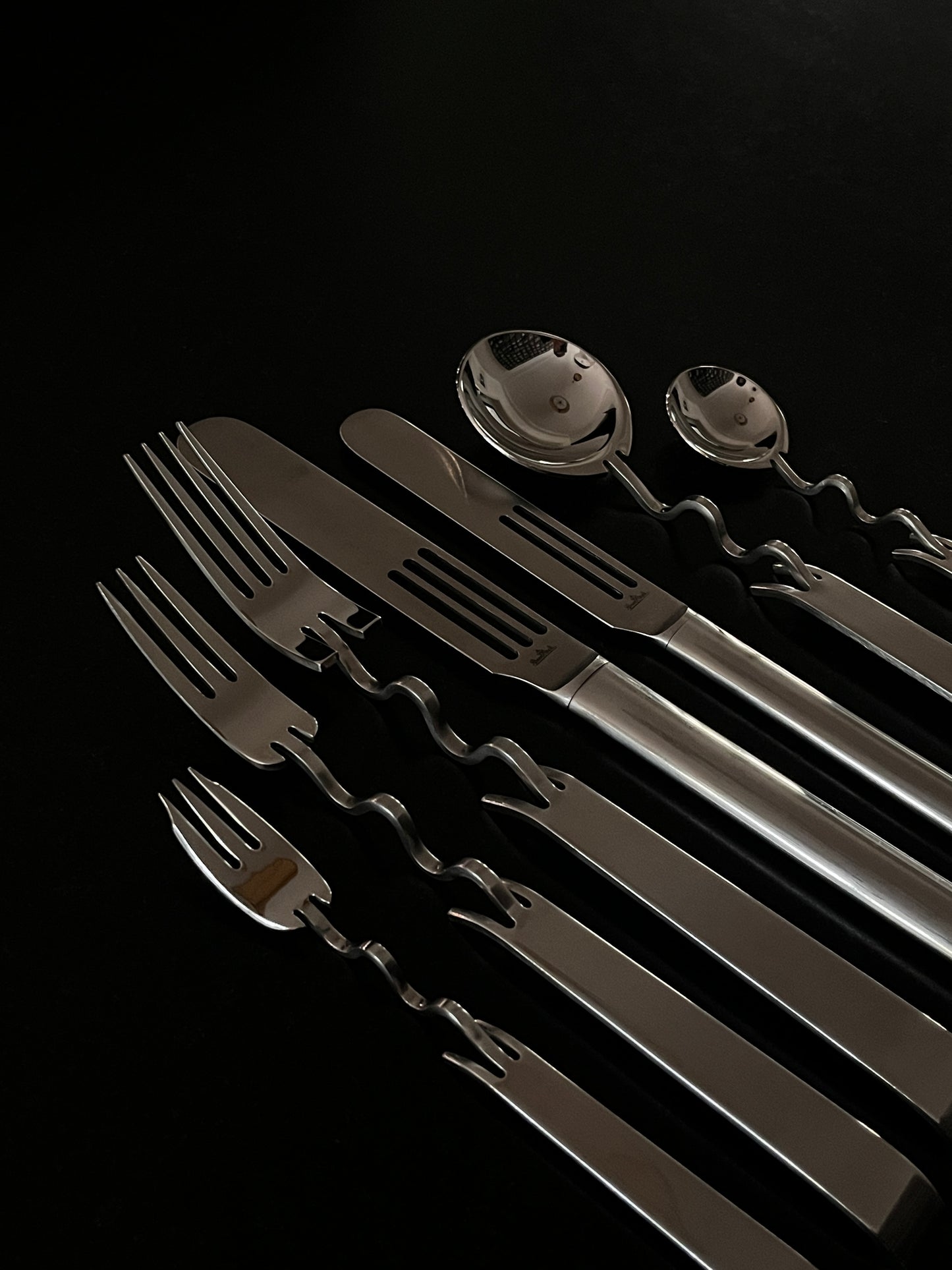 Couverts "Scupltura", Lino Sabattini, Rosenthal, 80s