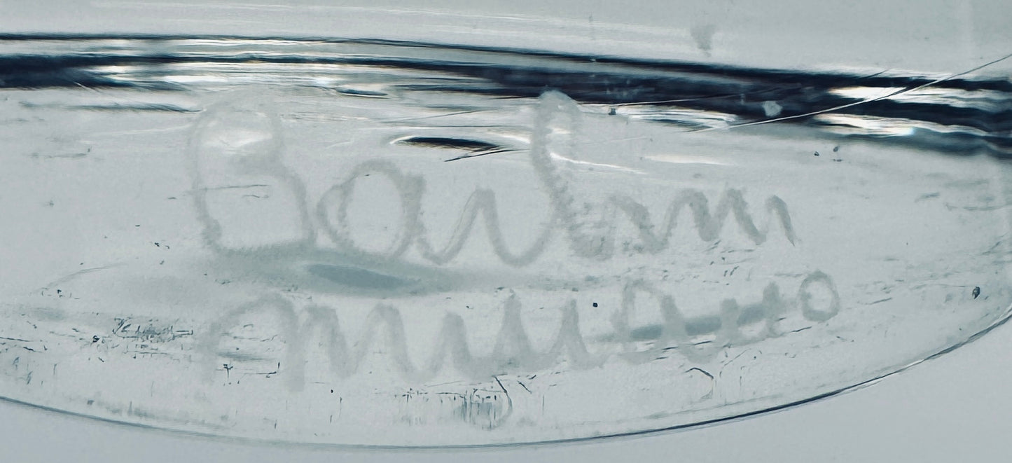 Presse papiers verre de murano, Alfredo Barbini, Italie, 70s
