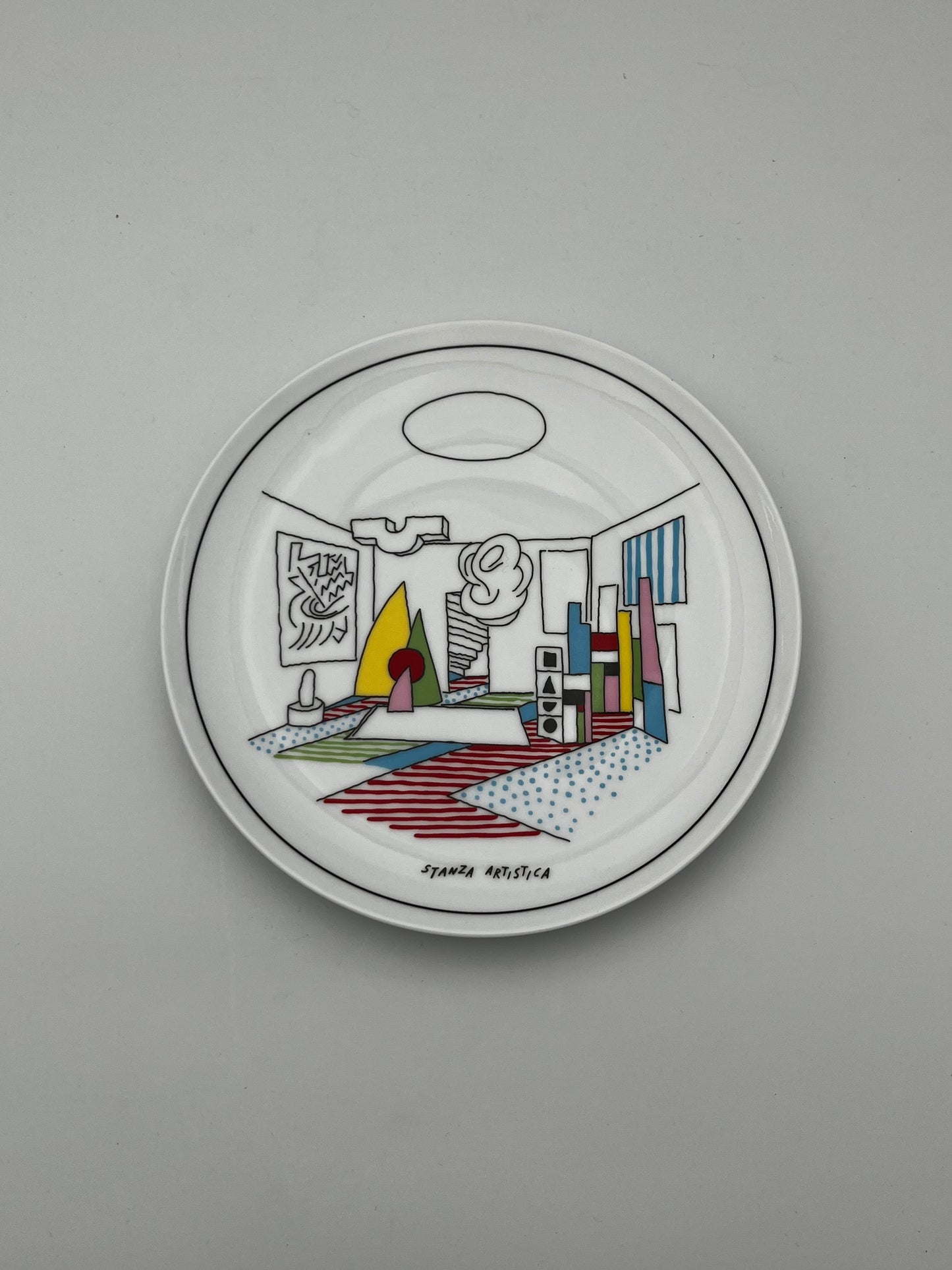 Assiettes de collection, Alessandro Mendini pour le Triennale Design Museum, Italie, 2014