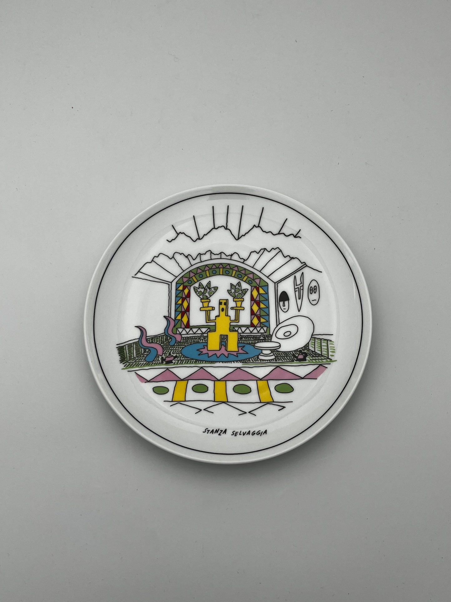 Assiettes de collection, Alessandro Mendini pour le Triennale Design Museum, Italie, 2014