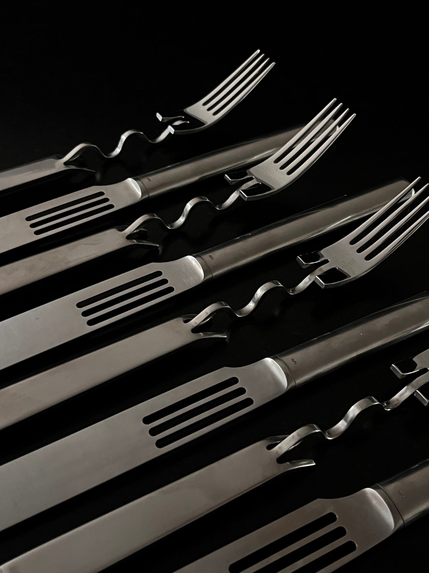 Couverts "Scupltura", Lino Sabattini, Rosenthal, 80s