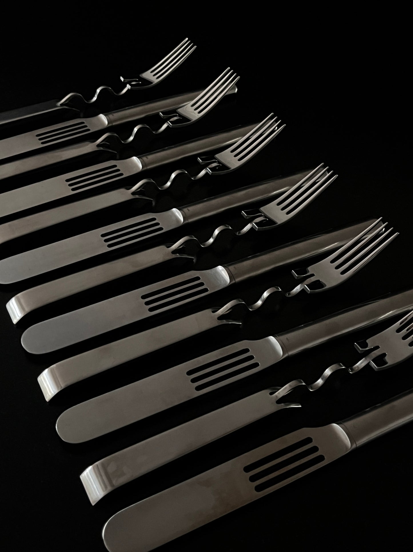 Couverts "Scupltura", Lino Sabattini, Rosenthal, 80s