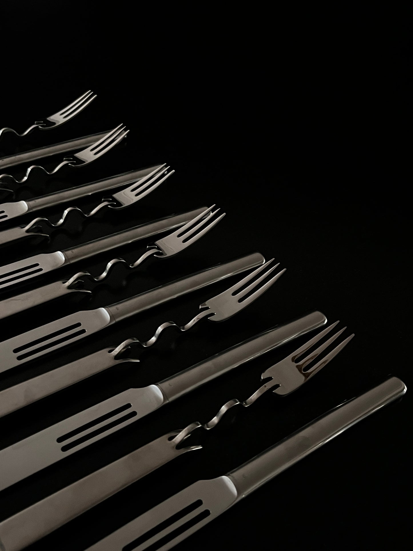 Couverts "Scupltura", Lino Sabattini, Rosenthal, 80s