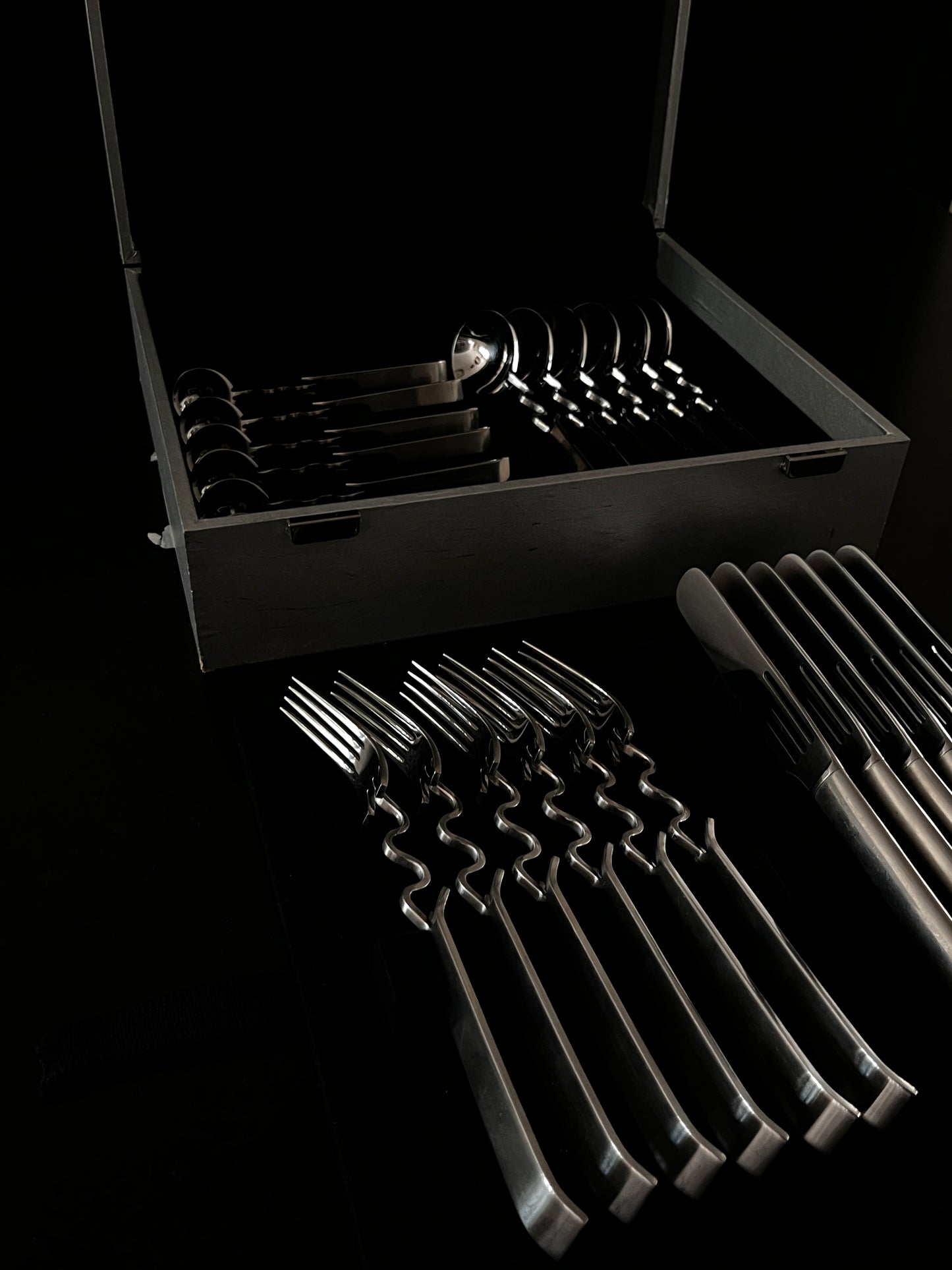 Couverts "Scupltura", Lino Sabattini, Rosenthal, 80s