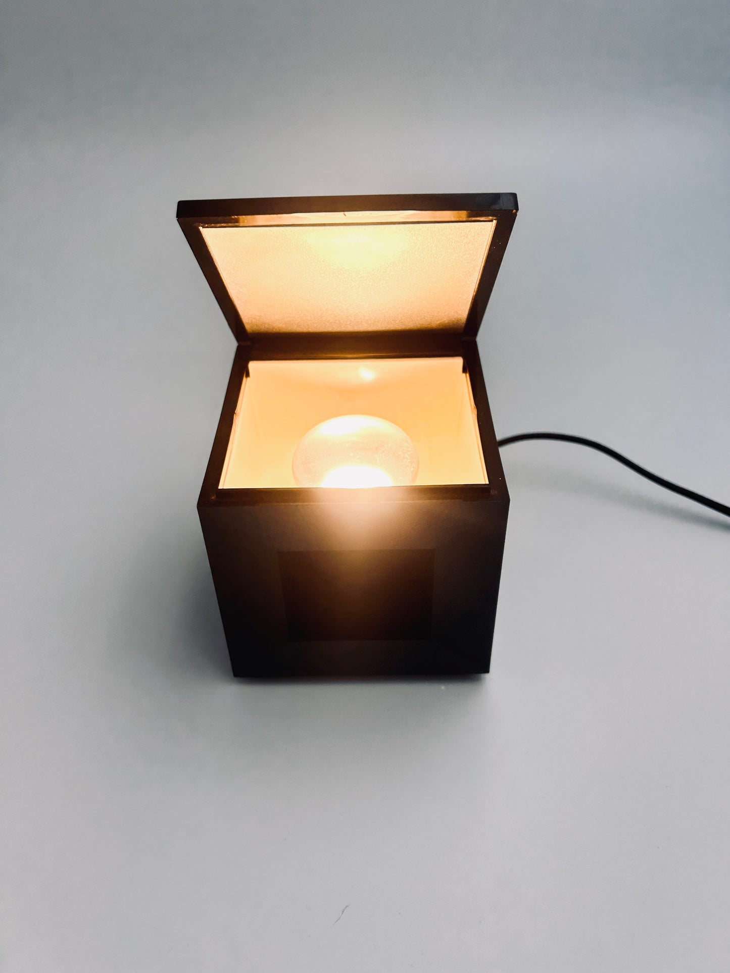 Lampe de table, Cuboluce,Franco Bettonica et Mario Melocchi, Cini&Nils, 70s
