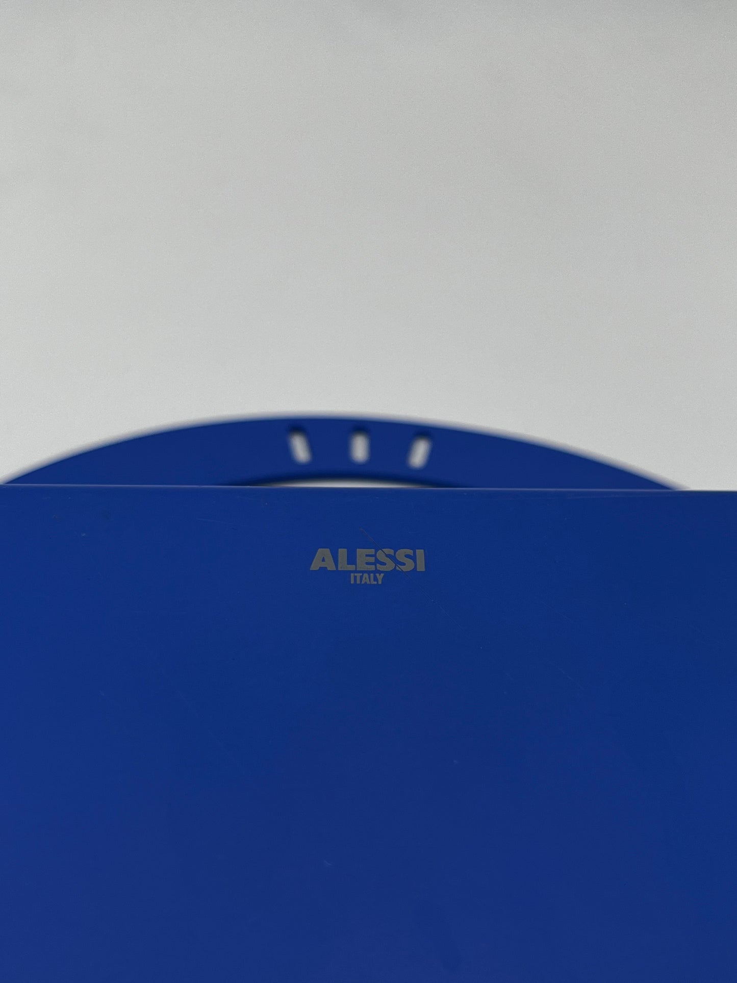 Plateau bleu 'Recinto', Alessandro Mendini pour Alessi, Italy, 2000s