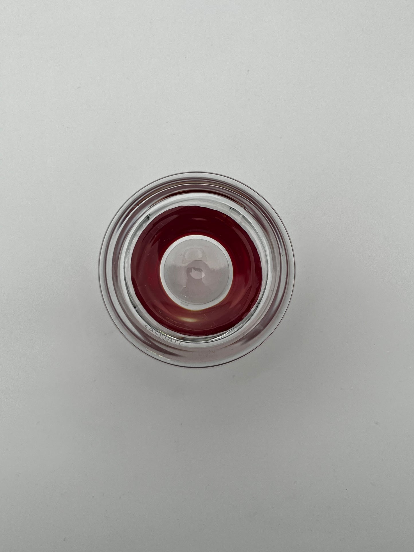 Verres à Whisky, verre de murano, 'Ambrosia' Salviati, Italie, 70s