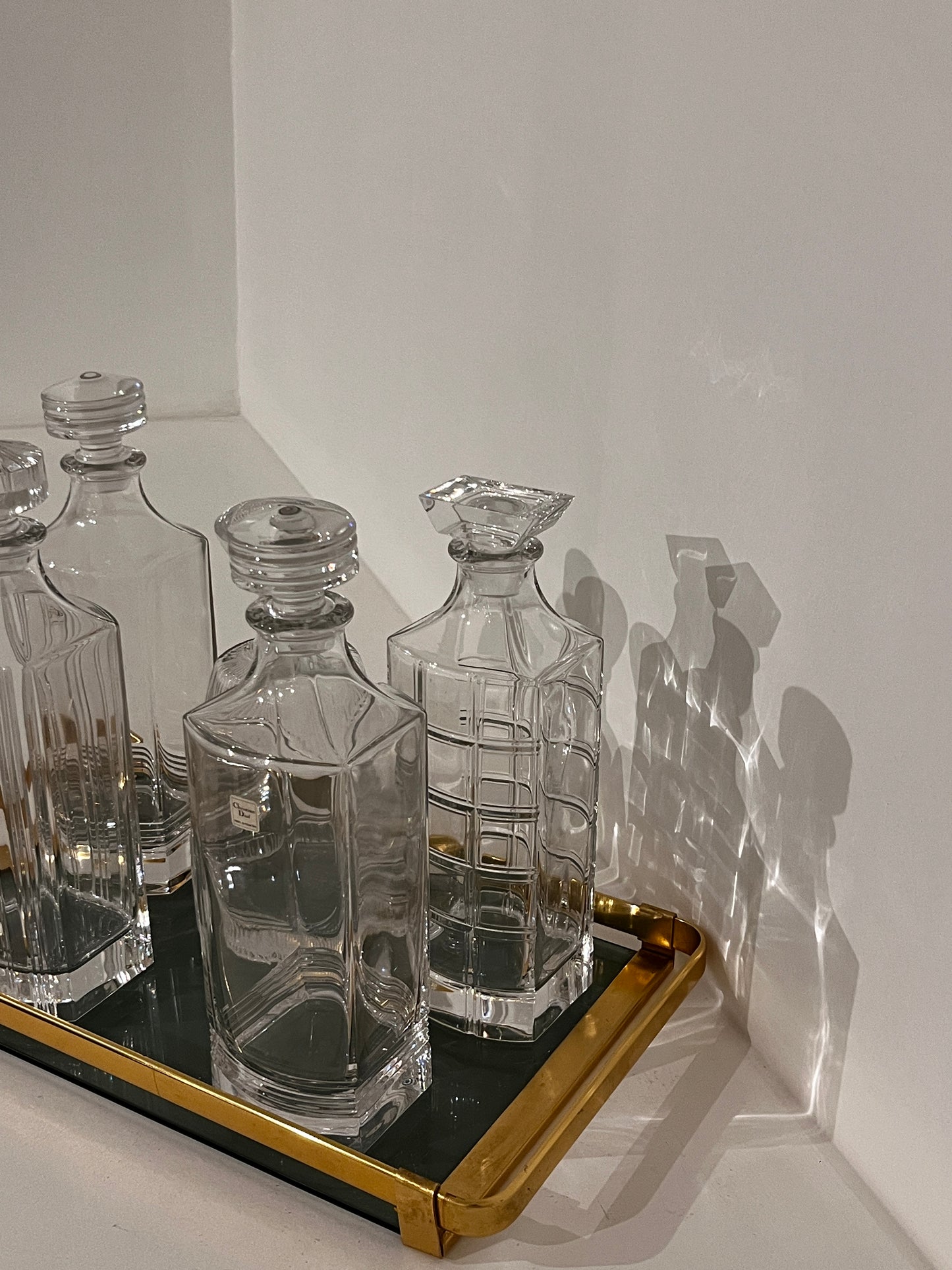 Carafe en cristal, DIOR série Montaigne, 70s
