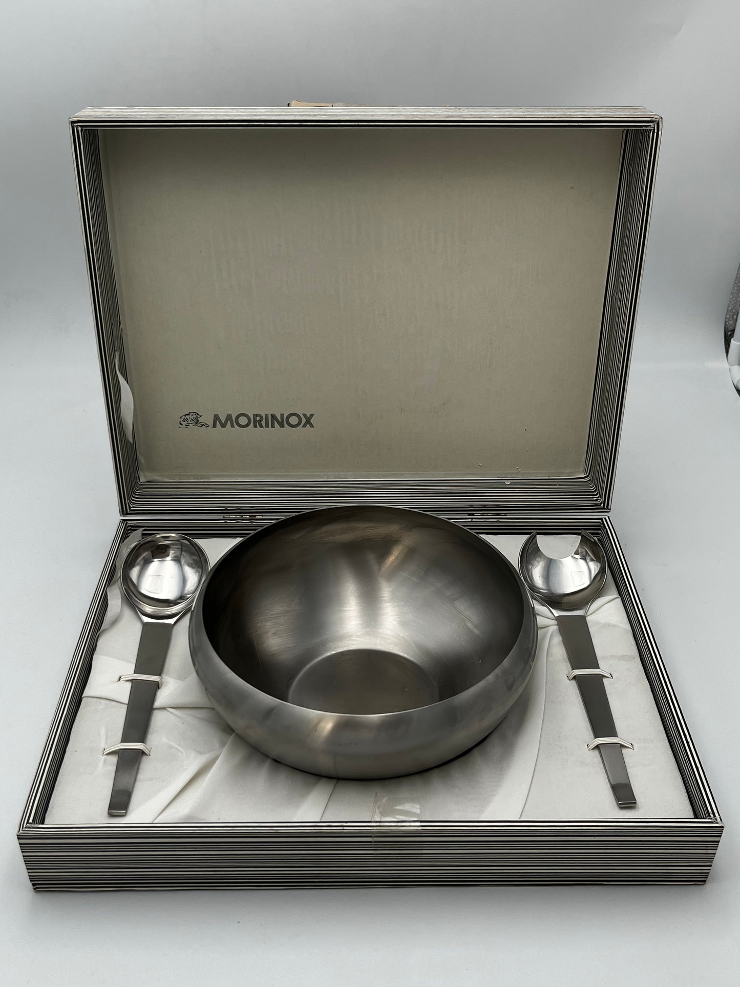 Set Saladier 3 pièces Morinox by Carl Auböck, Italy, 50s