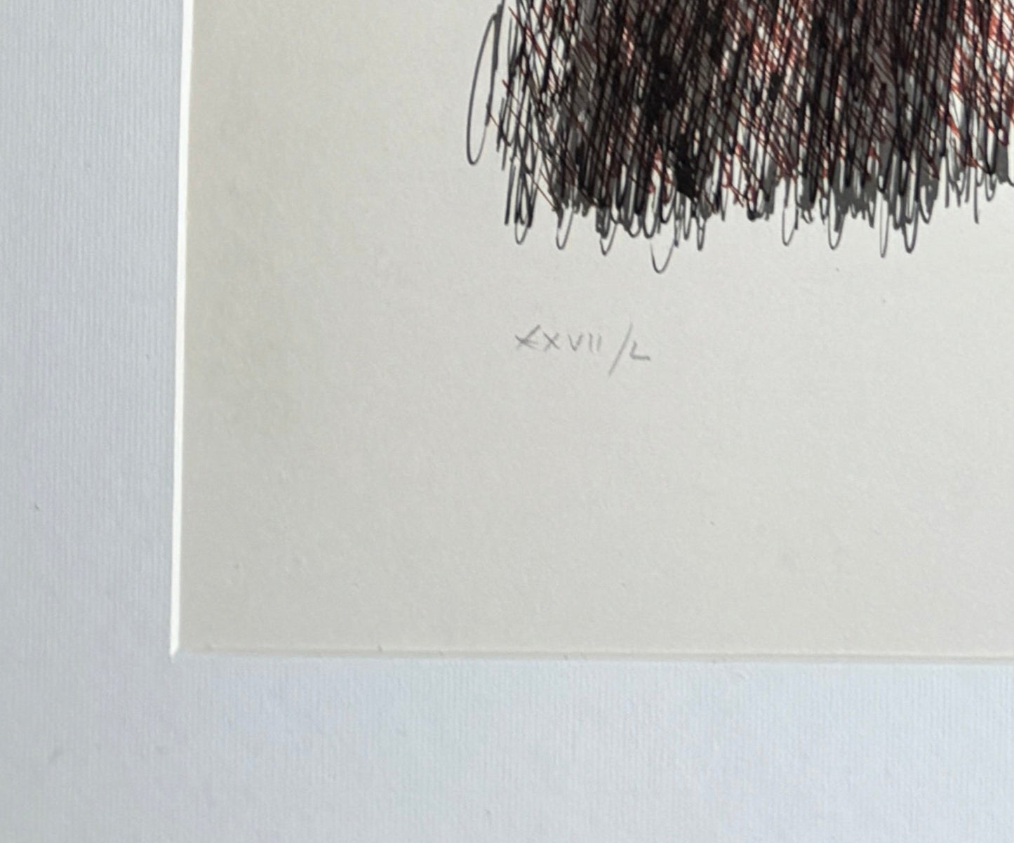Lithographie de Raoul Ubac, Sillon, 80s