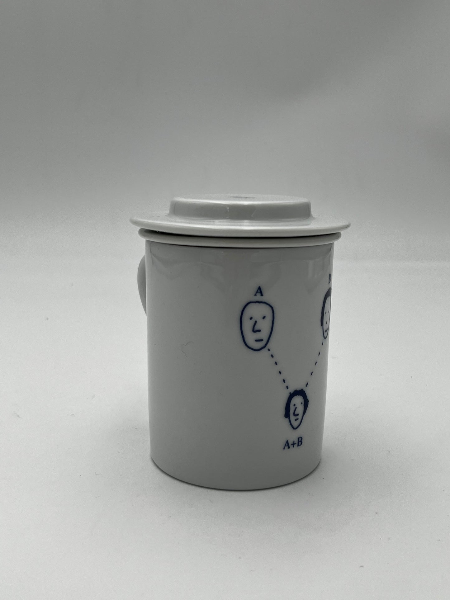 Mug et filtre thé Genetic Tales Alessi, Andréa Branzi, 1998
