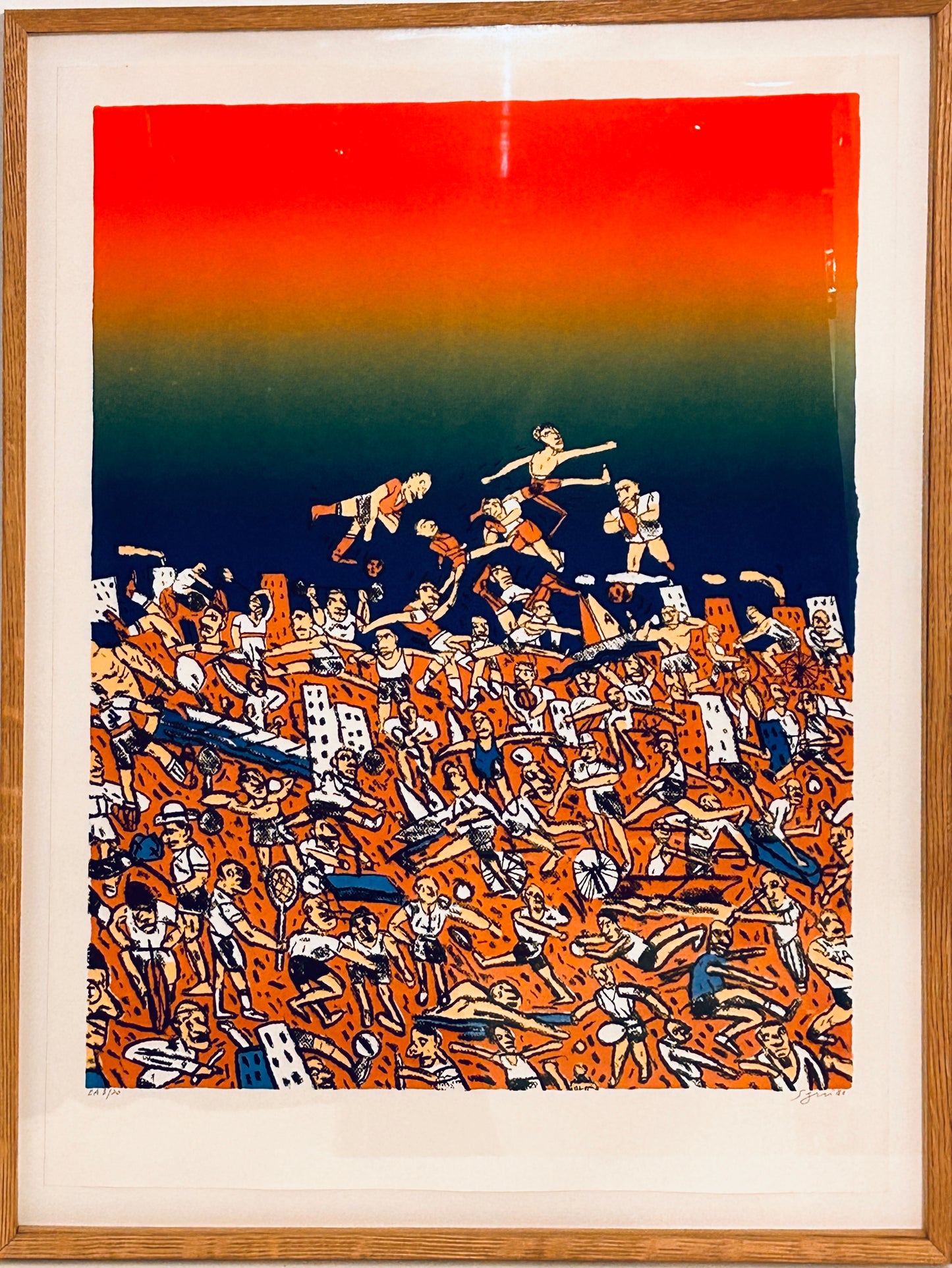 Lithographie, Sportifs, Antonio Segui