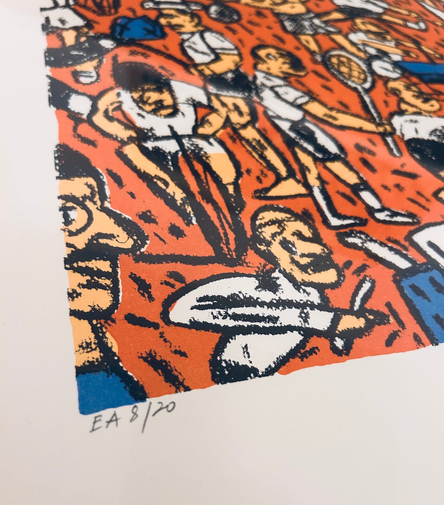 Lithographie, Sportifs, Antonio Segui