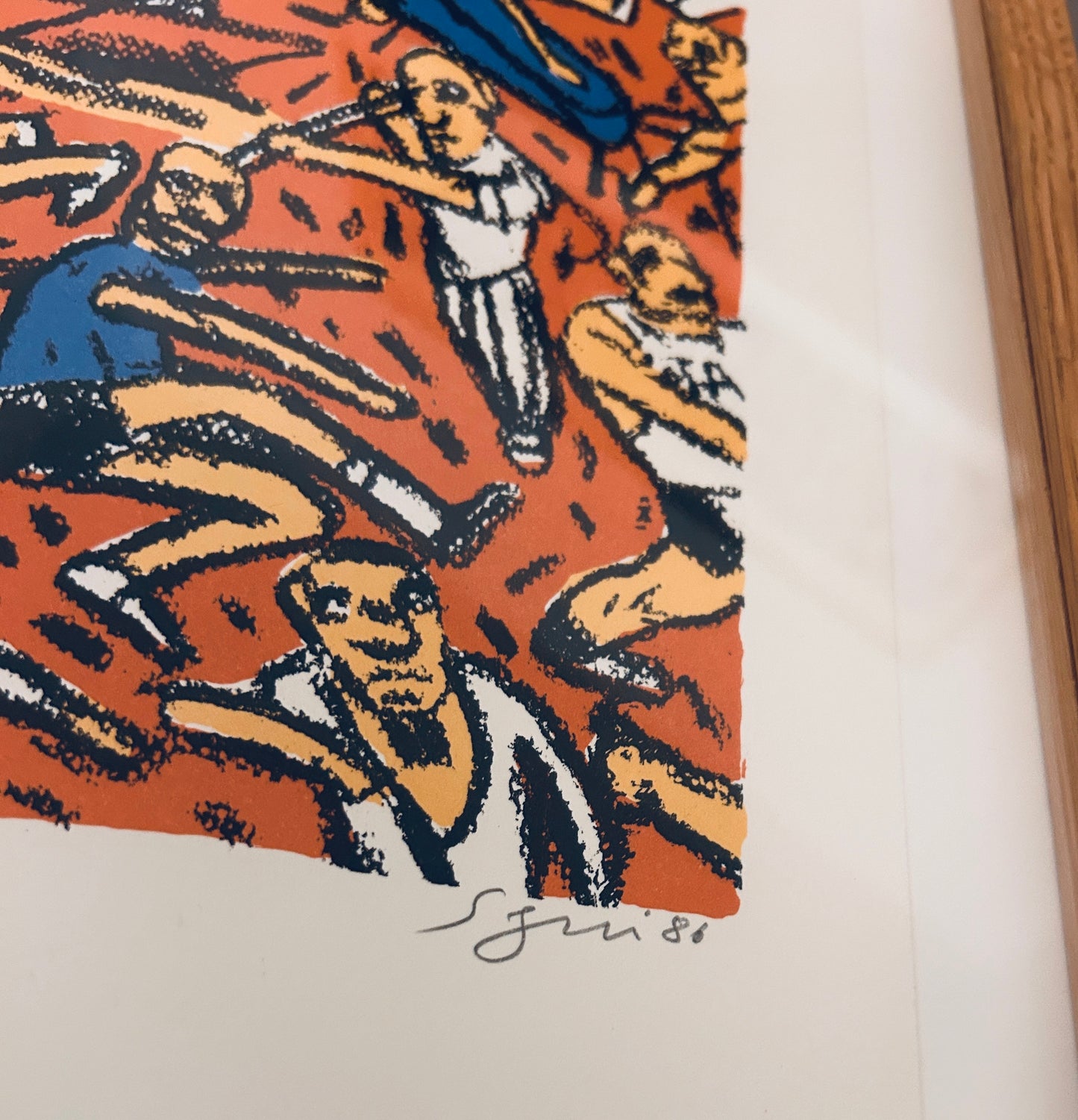 Lithographie, Sportifs, Antonio Segui