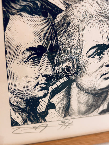 Lithographie, Paysage de la Révolution, ERRO,