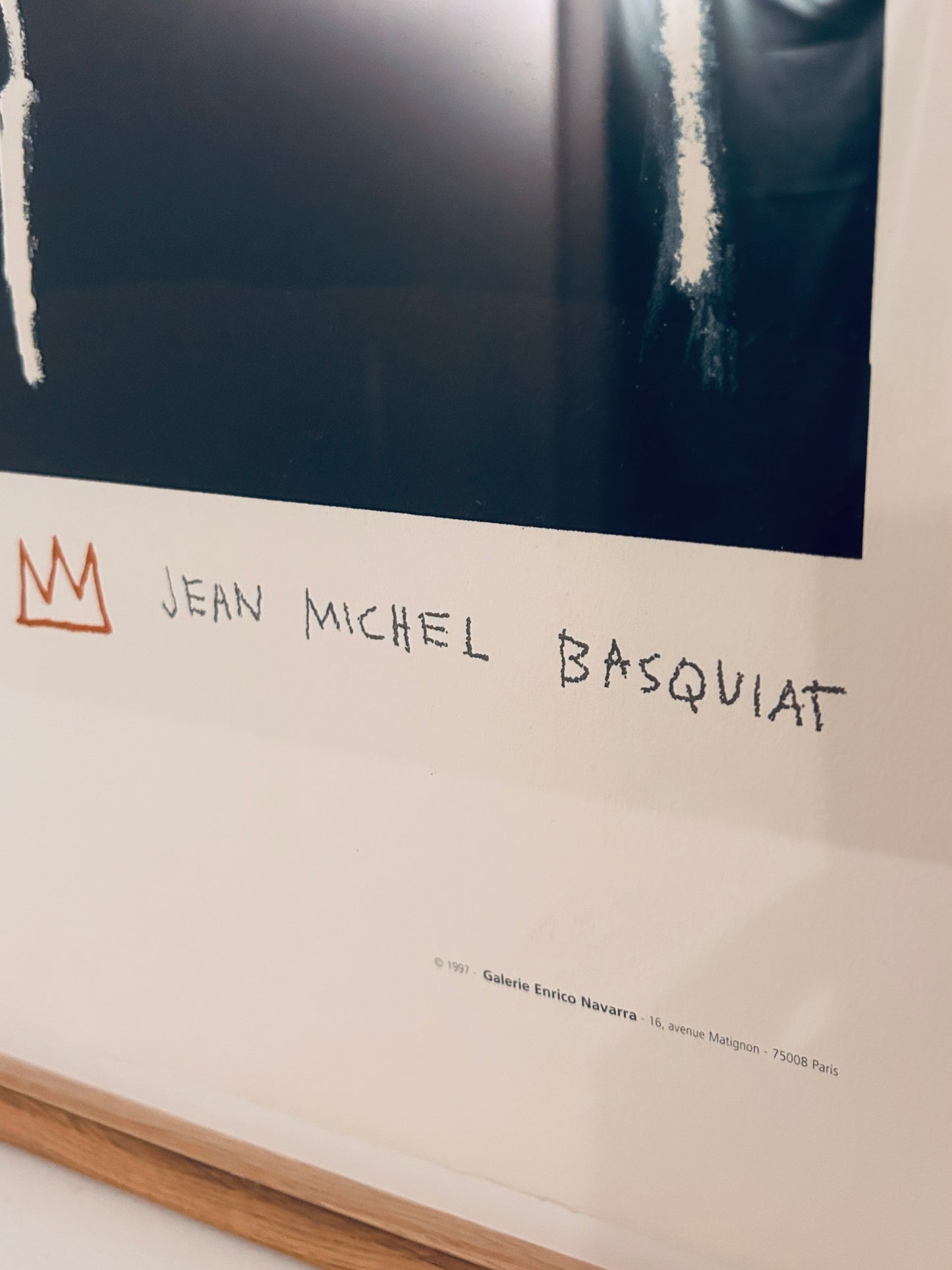 Lithographie J.M. Basquiat, Le Roi, 90s