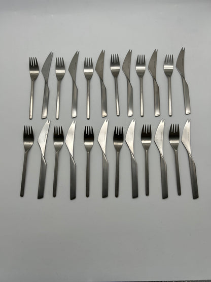Couverts à poisson, Composition, Rosenthal, Tappio Wirkkala, 70s