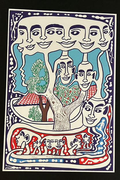 Lithographie, Arbre, Yvon Taillandier, 2010