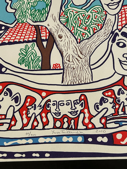 Lithographie, Arbre, Yvon Taillandier, 2010